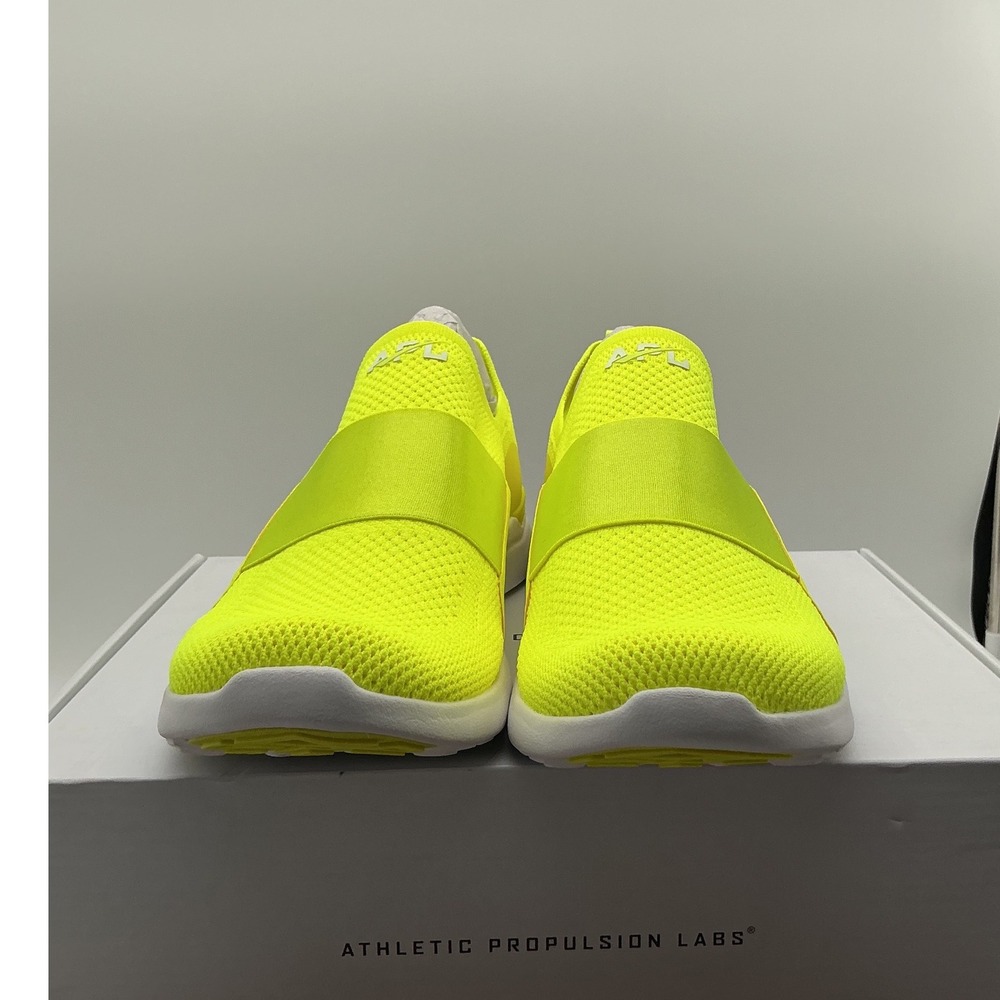 APL Athletic Propulsion Labs Mens TechLoom Bliss Neon Yellow Sneaker 1-2-006-419